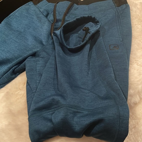 And1 Heather Teal Joggers with pockets - Picture 8 of 13